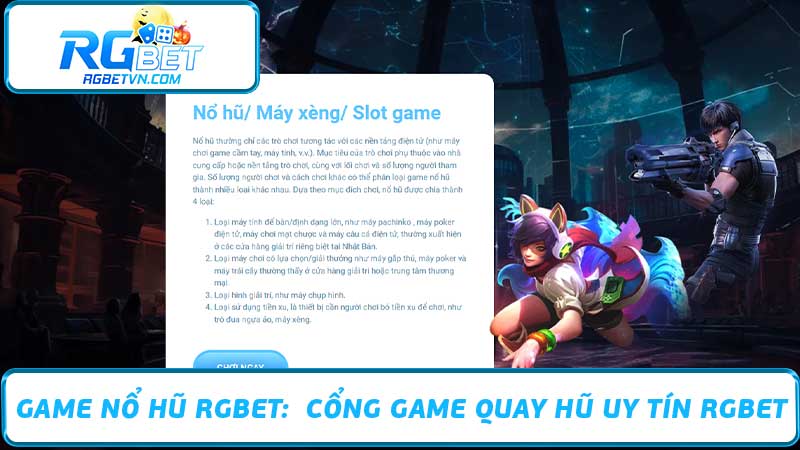 Game Nổ Hũ RGBET  Cổng Game Quay Hũ Uy Tín RGBET