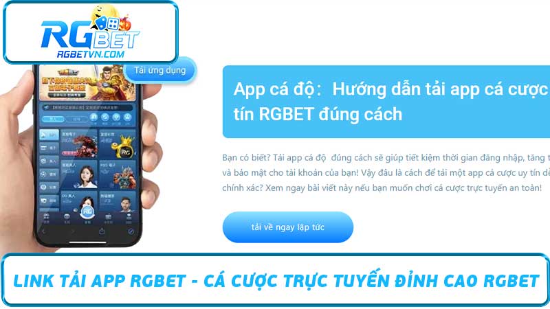 Link Tải App RGBET - Cá Cược Trực Tuyến Đỉnh Cao RGBET